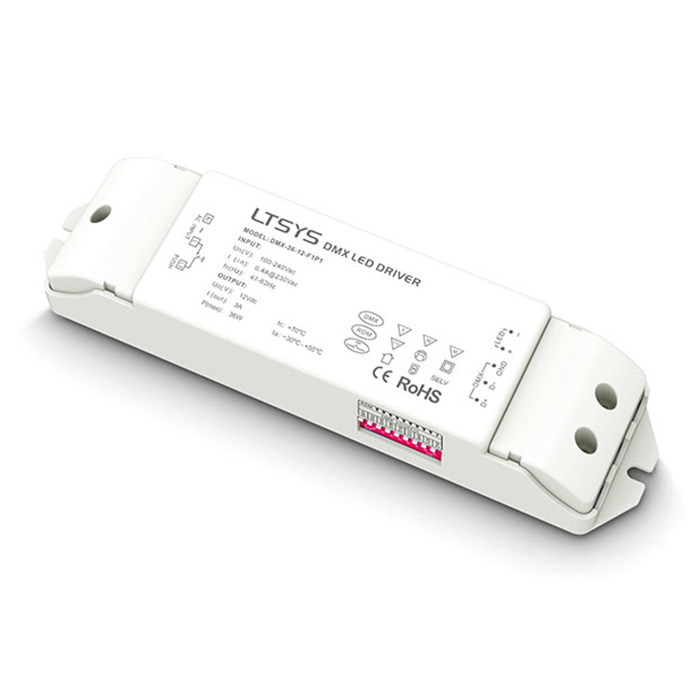 DMX-36-12-F1P1 36W 12VDC CV DMX LED Driver (Replacement by LM-36-12-G1M2) DMX-36-12-F1P1 36W 12VDC CV DMX LED Driver (Replacement by LM-36-12-G1M2)